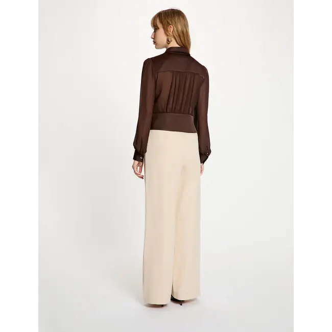 BLOUSE/ TOP CLOCLO BROWN