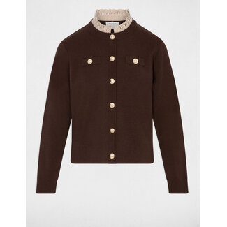 VEST/TOP MCAVALO DONKER BRUIN