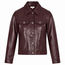 JACKET GFALOU PU LEATHER BORDEAUX