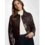 JACKET GFALOU PU LEATHER BORDEAUX