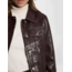 JACKET GFALOU PU LEATHER BORDEAUX