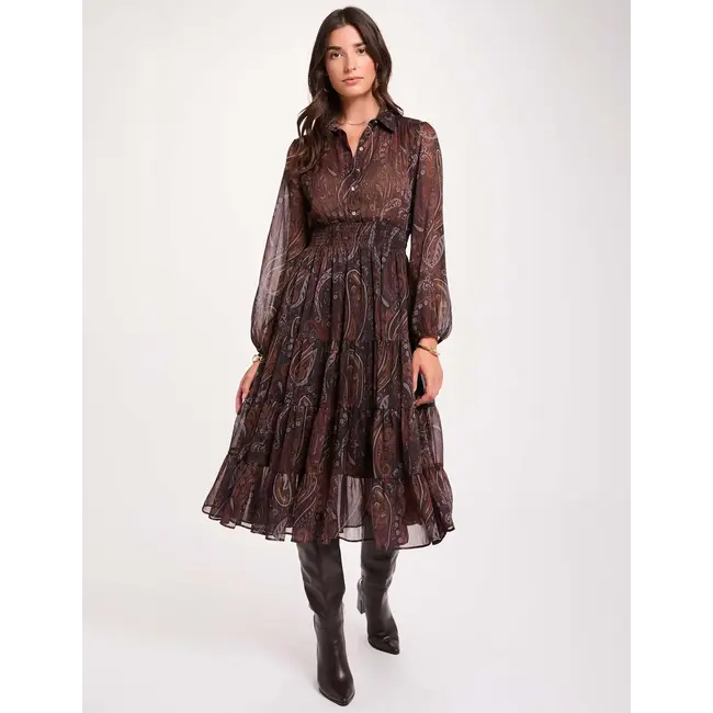 JURK PRINT PAISLEY RBOEM BROWN