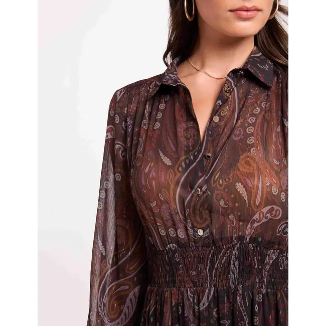 JURK PRINT PAISLEY RBOEM BROWN