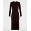 JURK RIBBEL KNIT RMFEE BROWN