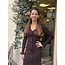 JURK RIBBEL KNIT RMFEE BROWN