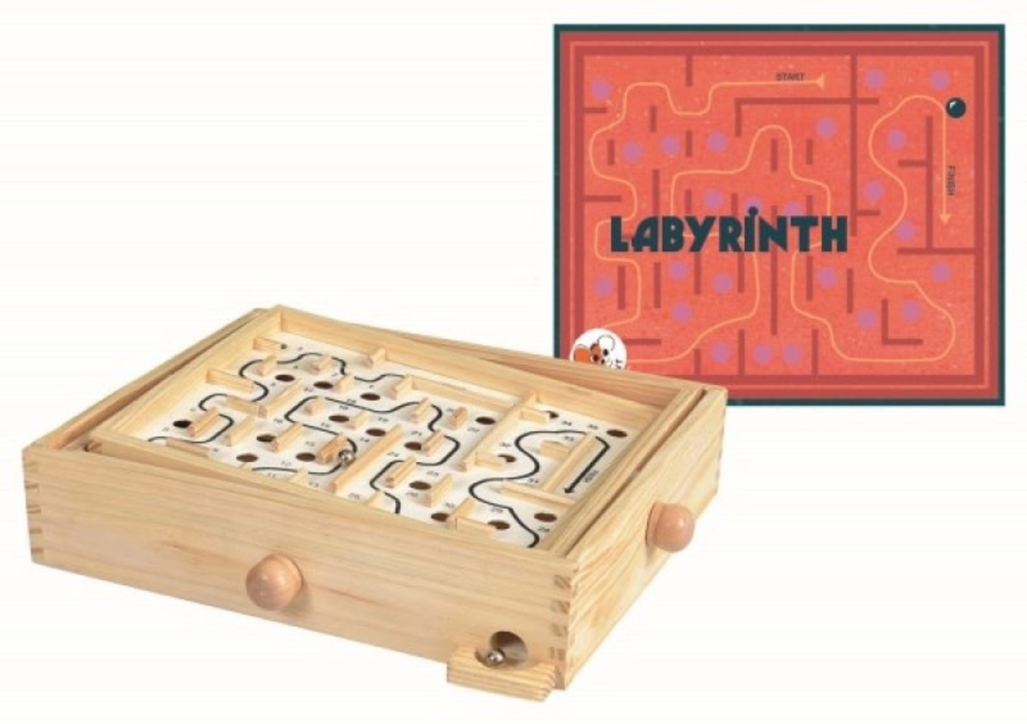 labyrinthe en bois