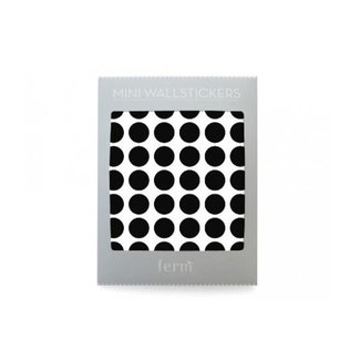 FERM LIVING STICKERS MURAUX MINI POIS NOIR