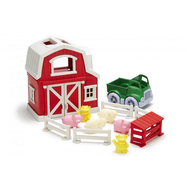 GREEN TOYS FERME ET SES ANIMAUX