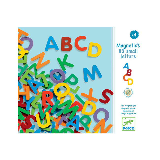 DJECO MAGNETIQUE - 83 LETTRES MAJUSCULES