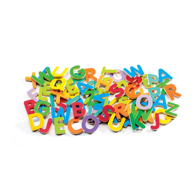 DJECO MAGNETIQUE - 83 LETTRES MAJUSCULES