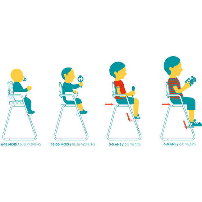 CHARLIE CRANE TIBU - CHAISE HAUTE - GENTLE WHITE