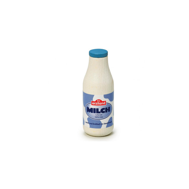 ERZI BOUTEILLE DE LAIT EN BOIS