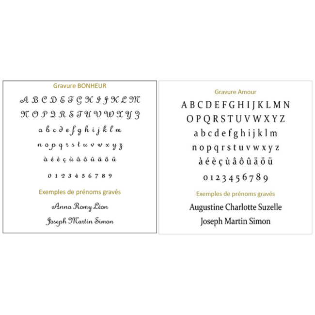 MON PETIT POIDS COLLIER MON MILLIÈME (CHAÎNE 45CM)