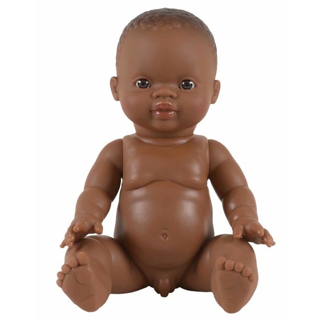 MINIKANE POUPON GORDIS GARCON "ZACH" AFRIQUE YEUX MARRONS