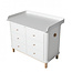 OLIVER FURNITURE GRAND PLAN A LANGER BLANC POUR COMMODE WOOD