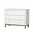 OLIVER FURNITURE COMMODE 6 TIROIRS WOOD BLANC/CHENE