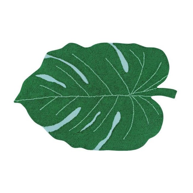 LORENA CANALS TAPIS MONSTERA GREEN LEAF - 120X160CM