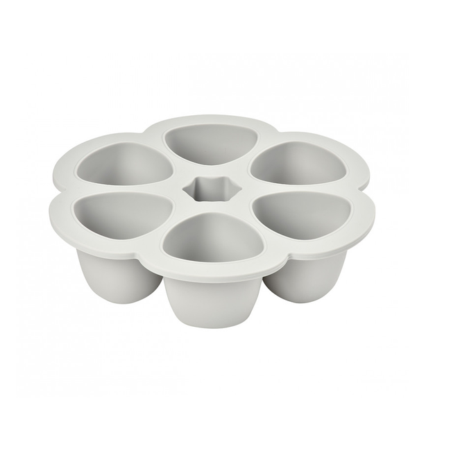 BEABA MULTIPORTION SILICONE 6X150ML GRIS CLAIR