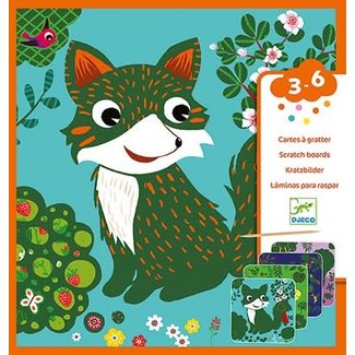 DJECO CARTES À GRATTER DES PETITS  - PETITES BÊTES 3-6ANS