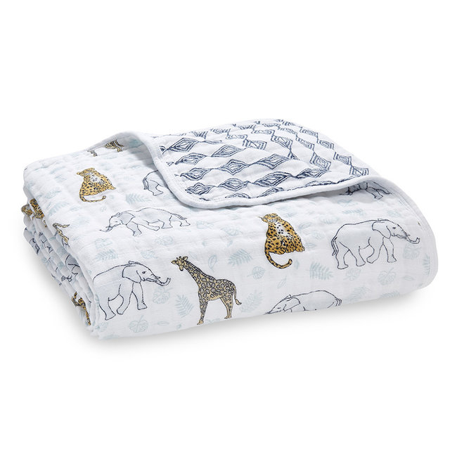 ADEN & ANAIS DREAM BLANKET CLASSIC - JUNGLE