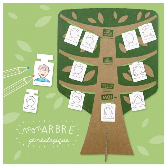 KIT CRÉATIF ARBRE GÉNÉALOGIQUE