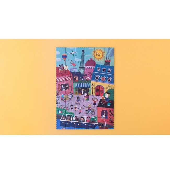 LONDJI PUZZLE RÉVERSIBLE 36PCS - JOUR & NUIT À PARIS