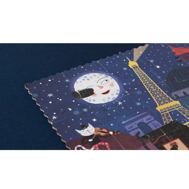 LONDJI PUZZLE RÉVERSIBLE 36PCS - JOUR & NUIT À PARIS