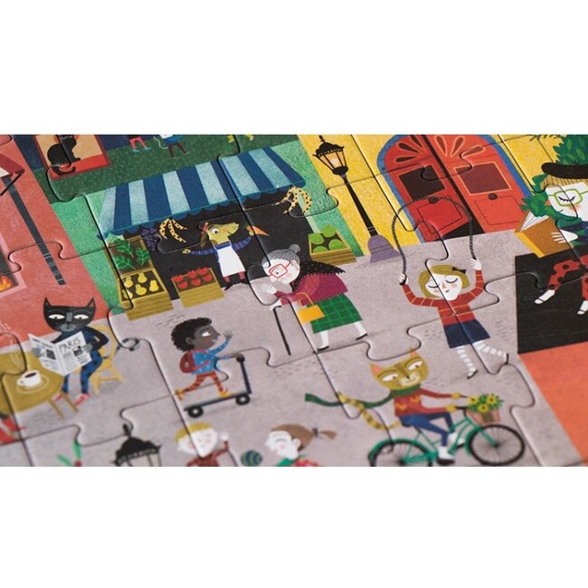 LONDJI PUZZLE RÉVERSIBLE 36PCS - JOUR & NUIT À PARIS