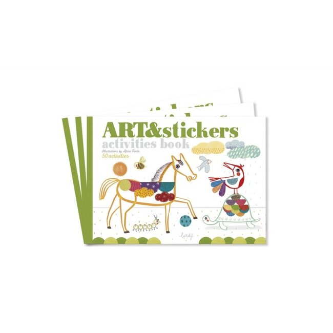 LONDJI CAHIER D'ACTIVITÉ - ART & STICKERS - GOMMETTES