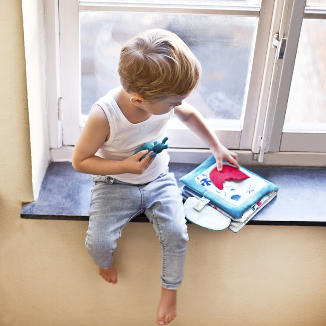 LILLIPUTIENS LIVRE TISSU MARIUS - PAPA T'ES OU