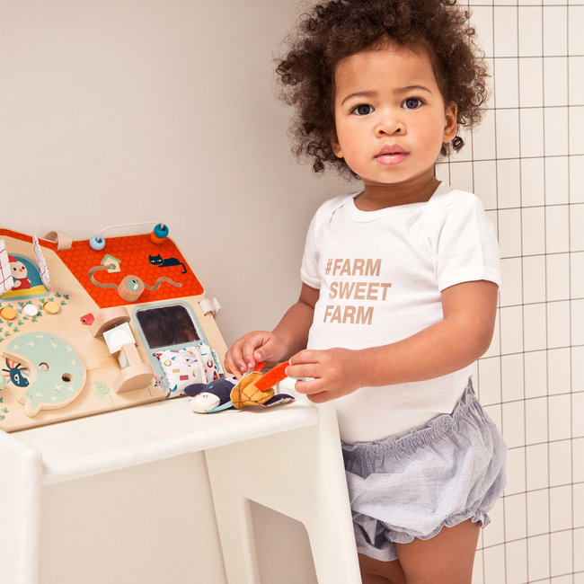 LILLIPUTIENS PANNEAU D'ACTIVÉ BOIS - FERME