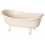 MAILEG GRANDE BAIGNOIRE MÉTAL BLANC 7,5CM