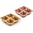LIEWOOD SET DE 2 MOULES À GÂTEAUX "MARIAM" YELLOW MELLOW / DARK ROSE