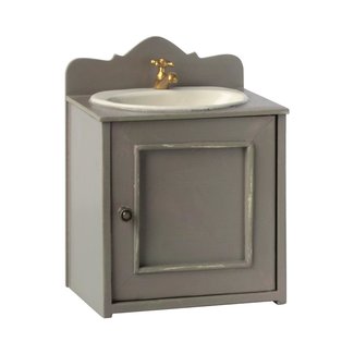 MAILEG LAVABO & PLACARD BOIS 14,5CM