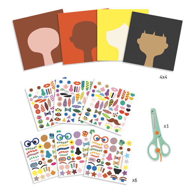DJECO STICKERS DES PETITS - COIFFEUR 3-6ANS