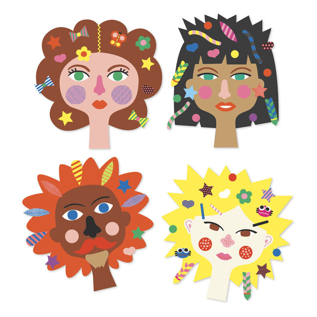 DJECO STICKERS DES PETITS - COIFFEUR 3-6ANS