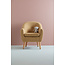 KID'S CONCEPT FAUTEUIL POUR ENFANT JAUNE MOUTARDE / PIEDS NATURELS