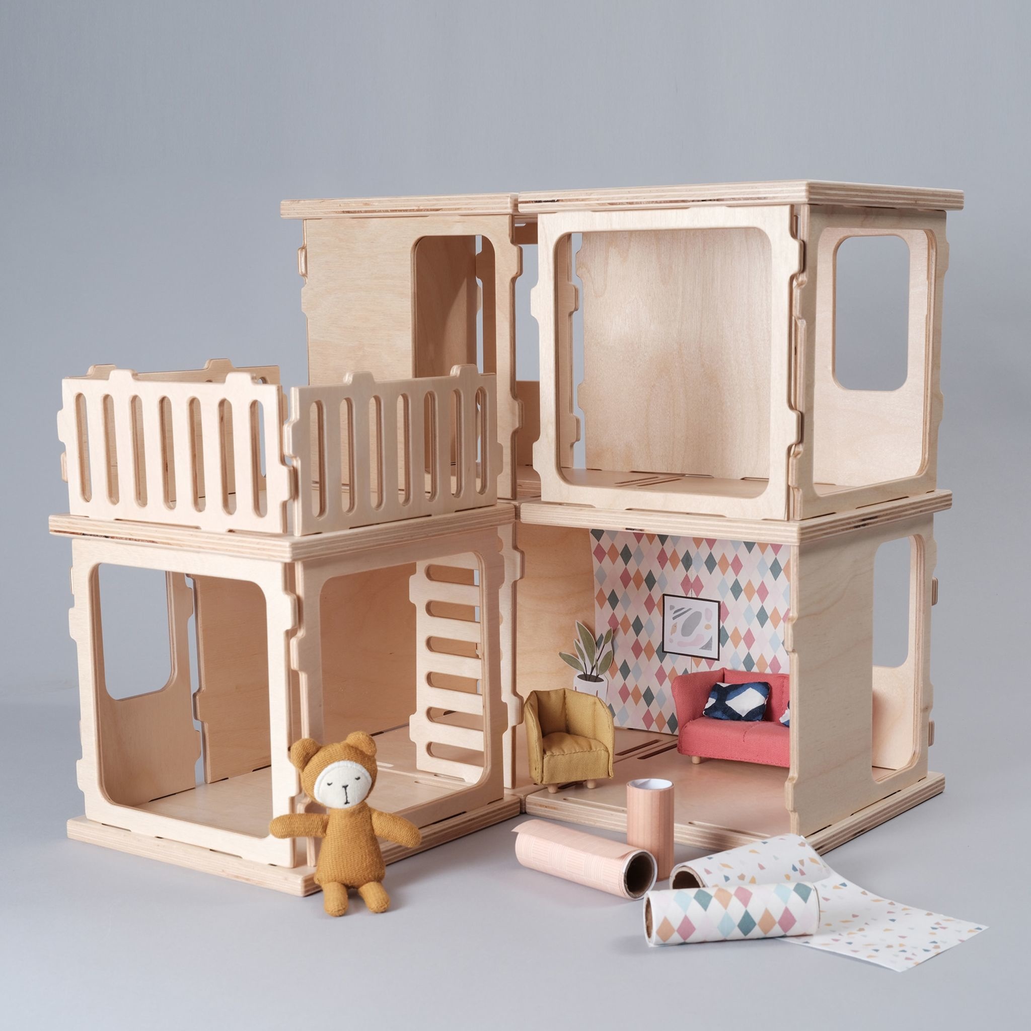 Maison En Bois A Construire Mom Pop