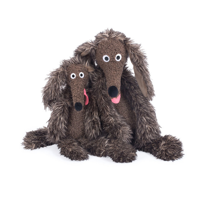 MOULIN ROTY PELUCHE CHIEN POURRI 47CM - ECOLE DES LOISIRS