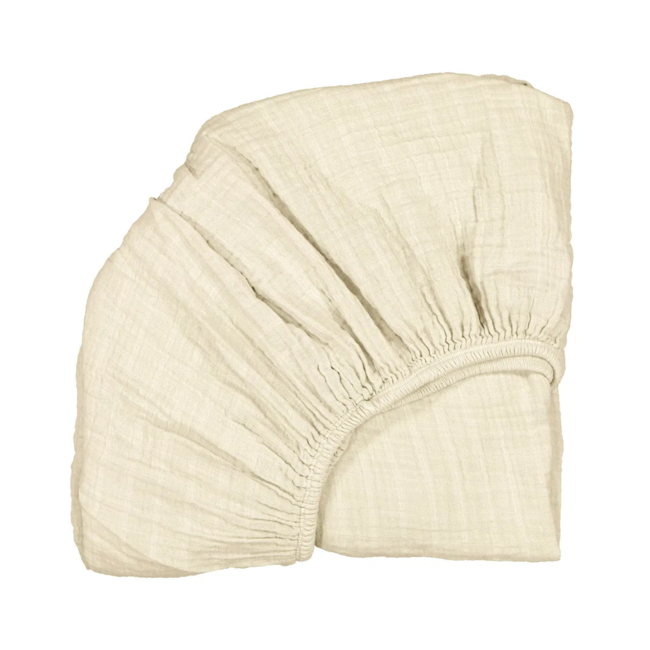 CHARLIE CRANE KUMI - DRAP HOUSSE 68X40CM - PAPUCHE MILK