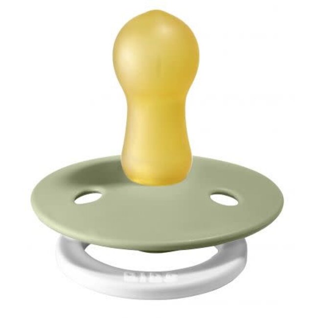 BIBS TÉTINE EN CAOUTCHOUC NATUREL NUIT (PHOSPHORESCENT) VERT SAUGE