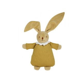 TROUSSELIER DOUDOU LAPIN NID D'ANGE LIN - MOUTARDE