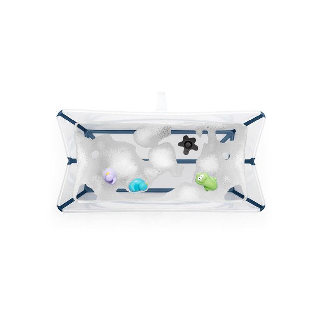 STOKKE FLEXIBATH - BAIGNOIRE PLIABLE XL - TRANSPARENTE BLEU