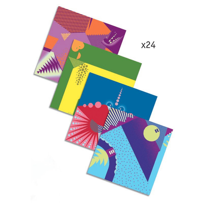 DJECO PAPIER CREATIF - ORIGAMI NIVEAU 2 - DINOSAURES 6-10ANS