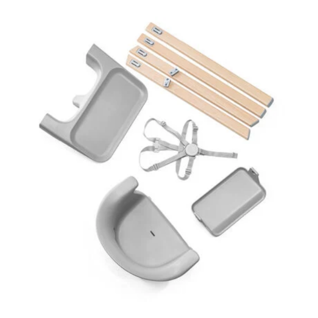 STOKKE CLIKK - CHAISE-HAUTE COMPACTE - GRIS NUAGE