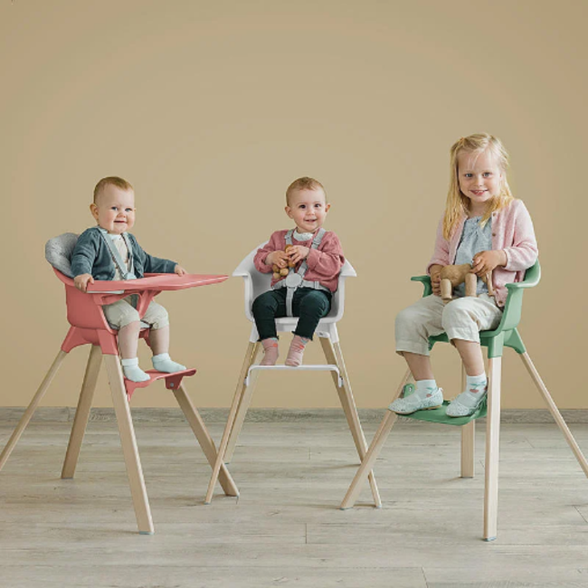 STOKKE CLIKK - CHAISE-HAUTE COMPACTE - GRIS NUAGE