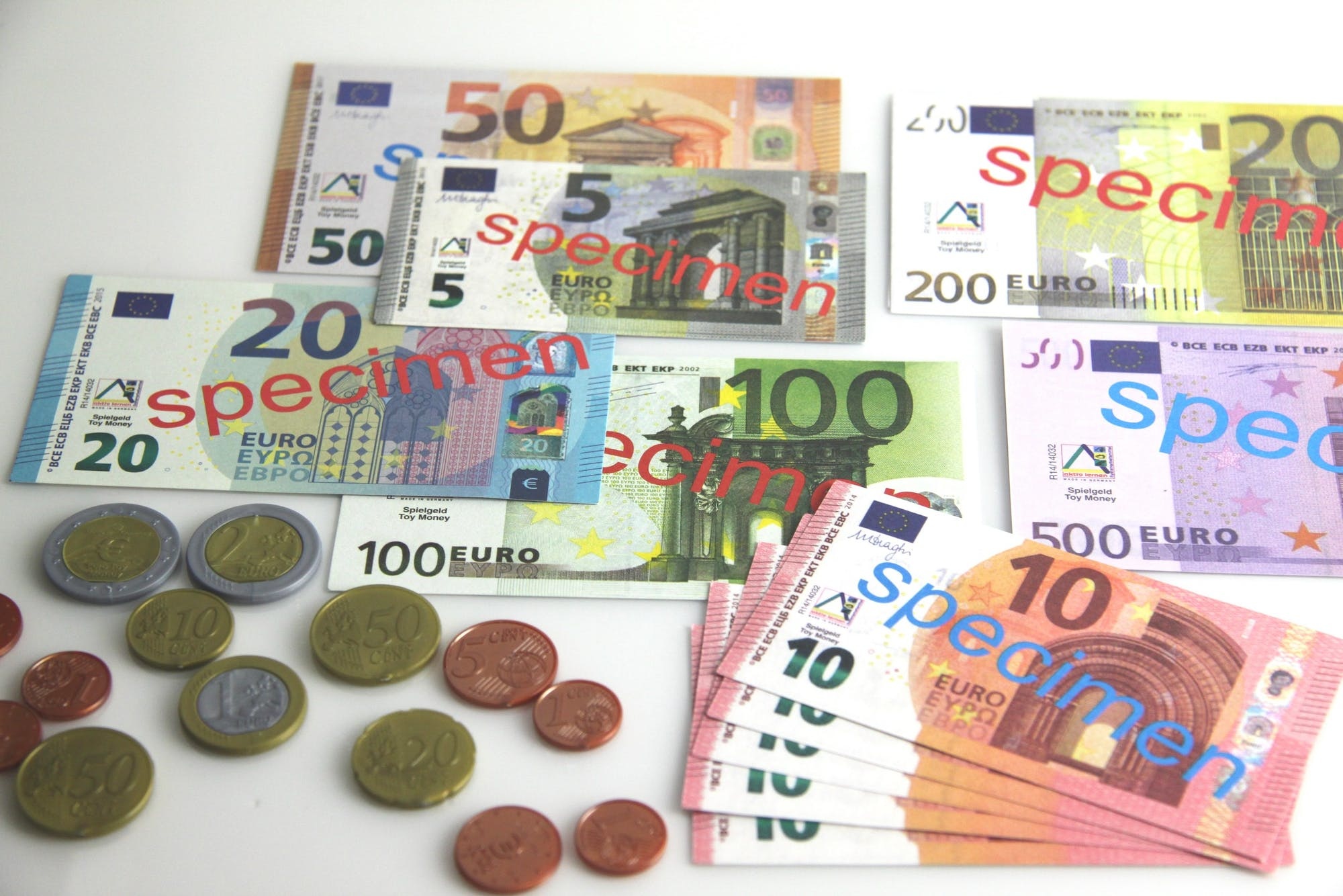 Set De Monnaie Euros 44 Pieces Billets Mom Pop