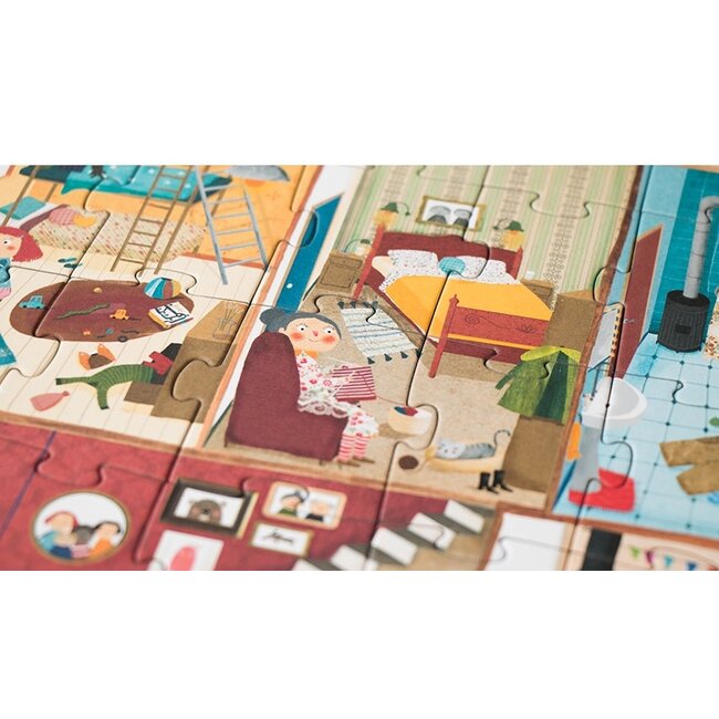 LONDJI PUZZLE RÉVERSIBLE "BIENVENUE À LA MAISON !" (36 PCS)