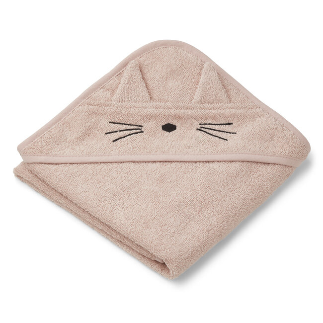 LIEWOOD CAPE DE BAIN 70X70 "ALBERT" CHAT ROSE