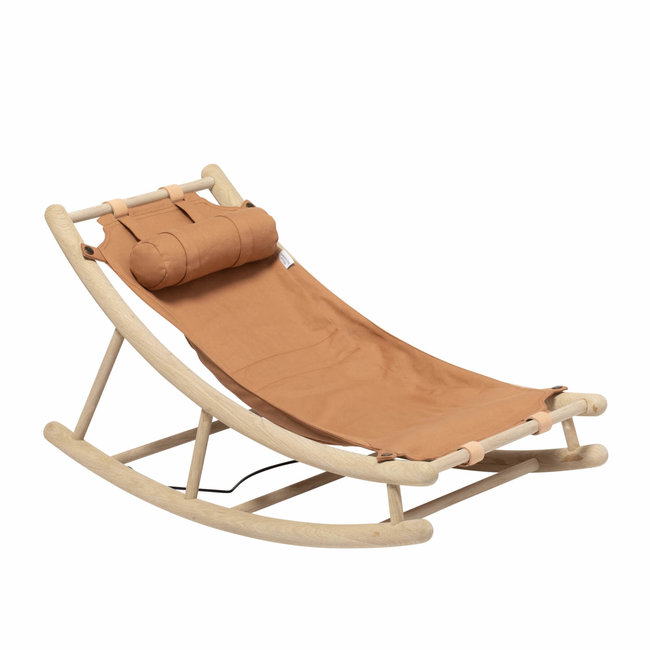 OLIVER FURNITURE TRANSAT ÉVOLUTIF WOOD - NAISSANCE À 7ANS CARAMEL